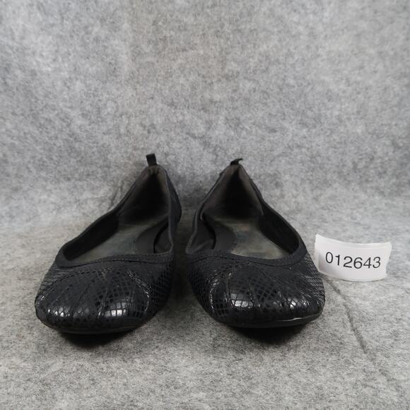 Gap Shoes Womens 10 Ballet Flats Skimmer Slip On Round Cap Toe Black Casual - Picture 2 of 12